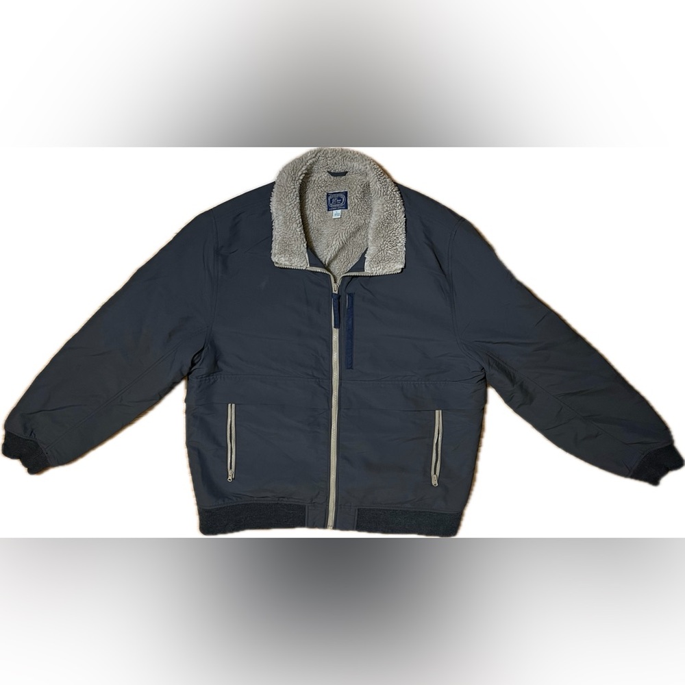 J. Crew Navy and Grey Men's Jacket